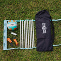 20 ft.Outdoor Volleyball Set with Adjustable Steel Poles and Official Size Volleyball by Hall of Games