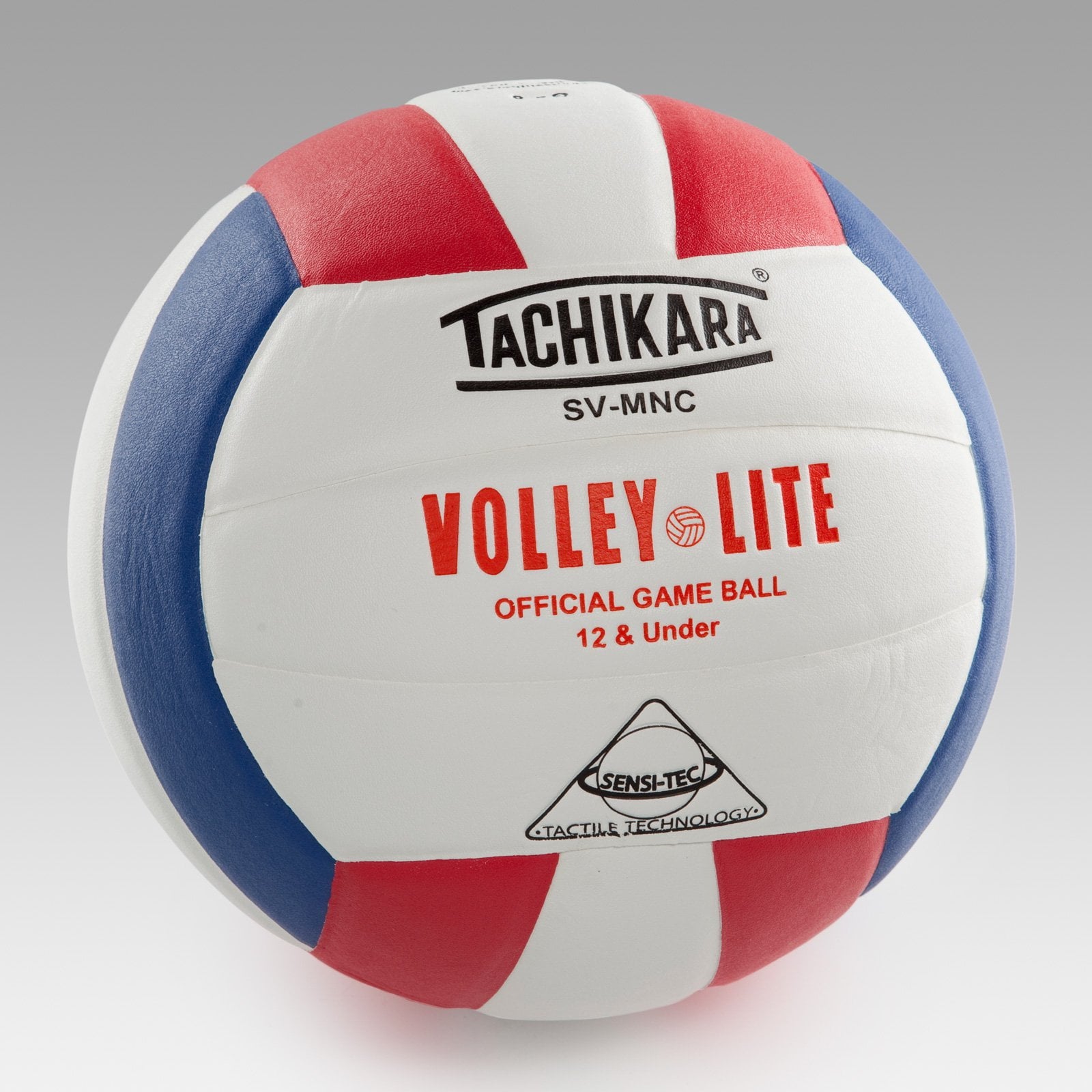 Tachikara SVMNC Volley-Lite Training Volleyball, Black/White