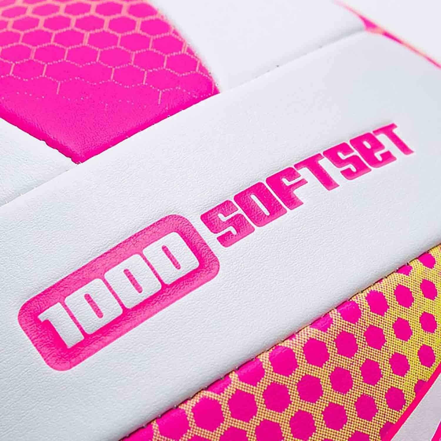 Nike Softset 1000 Outdoor Volleyball 5 Pink/White
