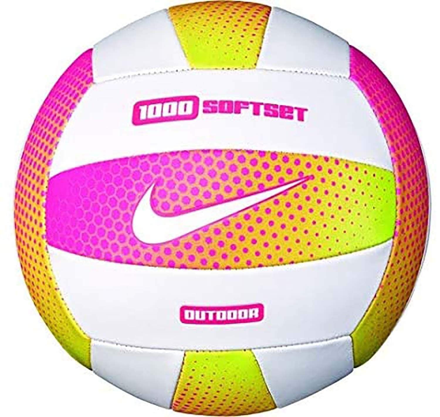 Nike Softset 1000 Outdoor Volleyball 5 Pink/White