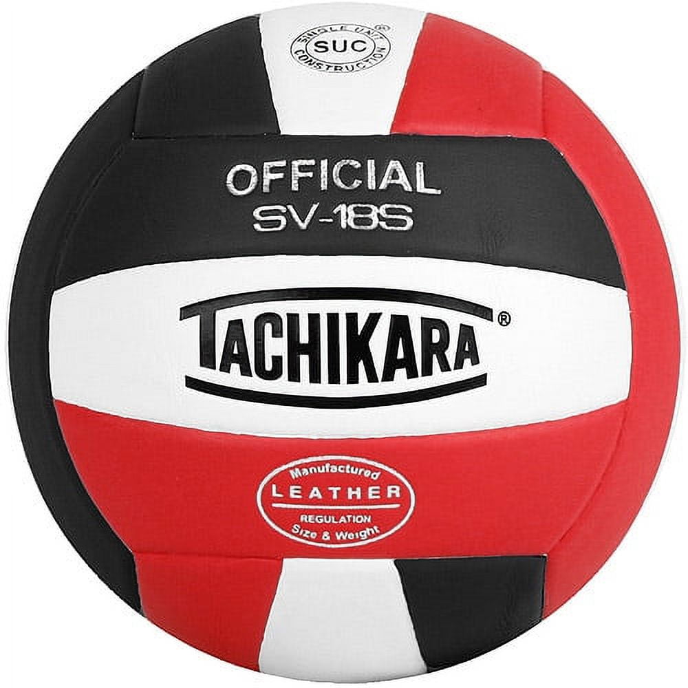 Tachikara 18S Composite Volleyball Ro/Wt/Scarlet