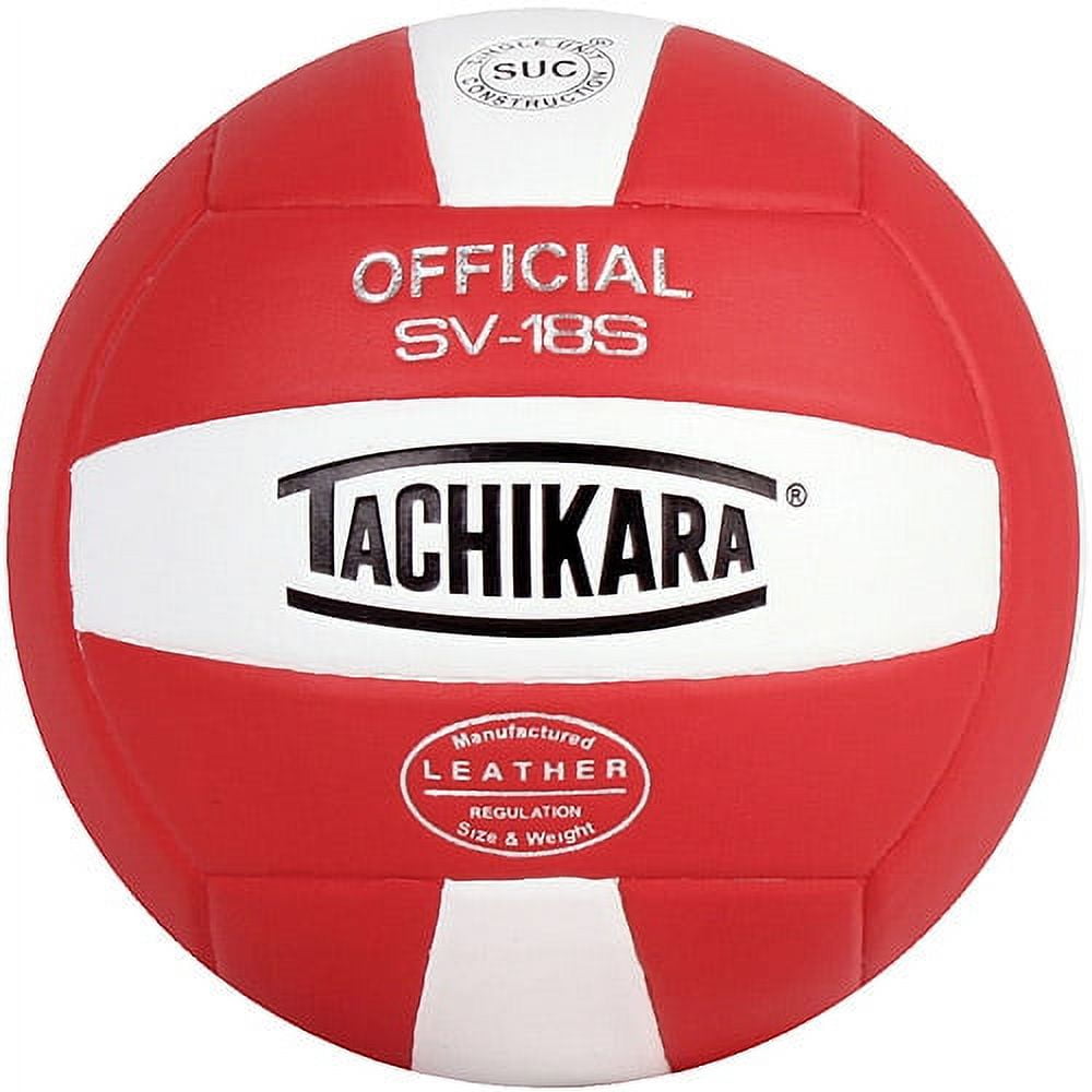 Tachikara 18S Composite Volleyball Ro/Wt/Scarlet