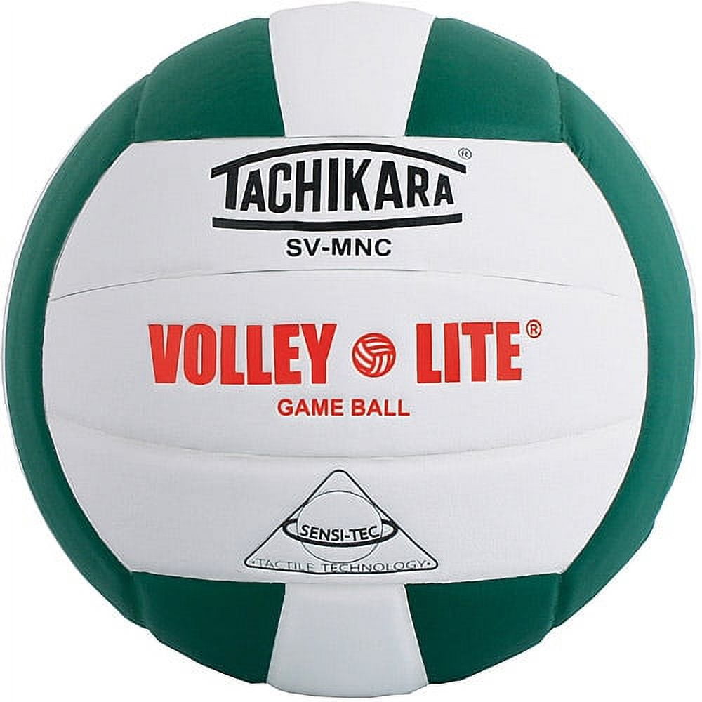 Tachikara SVMNC Volley-Lite Training Volleyball, Black/White
