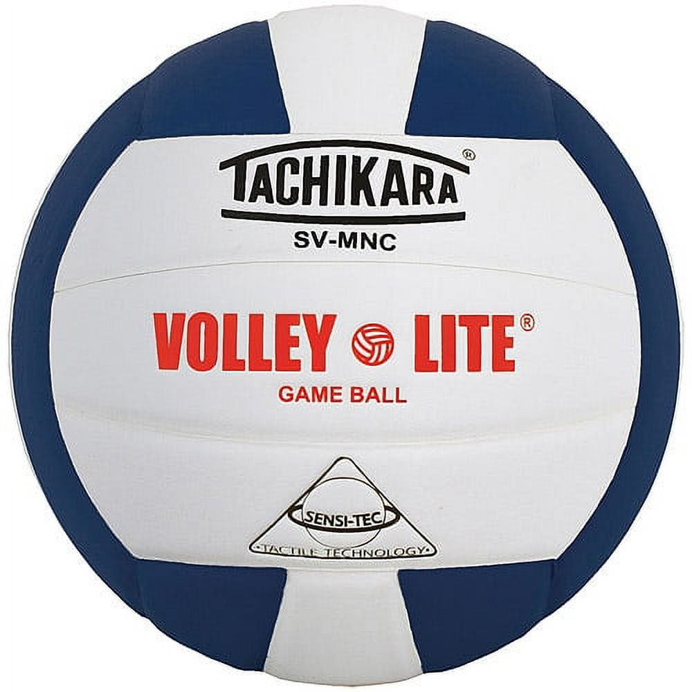 Tachikara SVMNC Volley-Lite Training Volleyball, Black/White