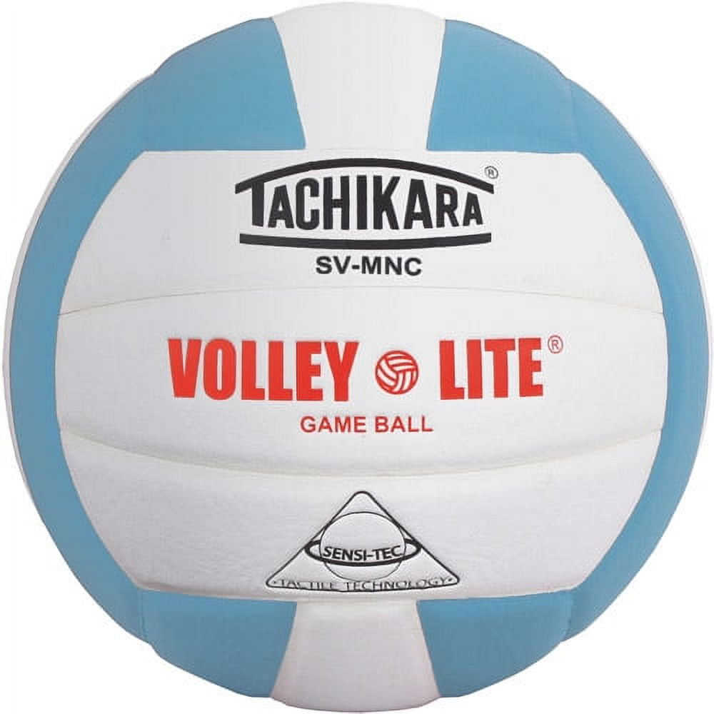 Tachikara SVMNC Volley-Lite Training Volleyball, Black/White