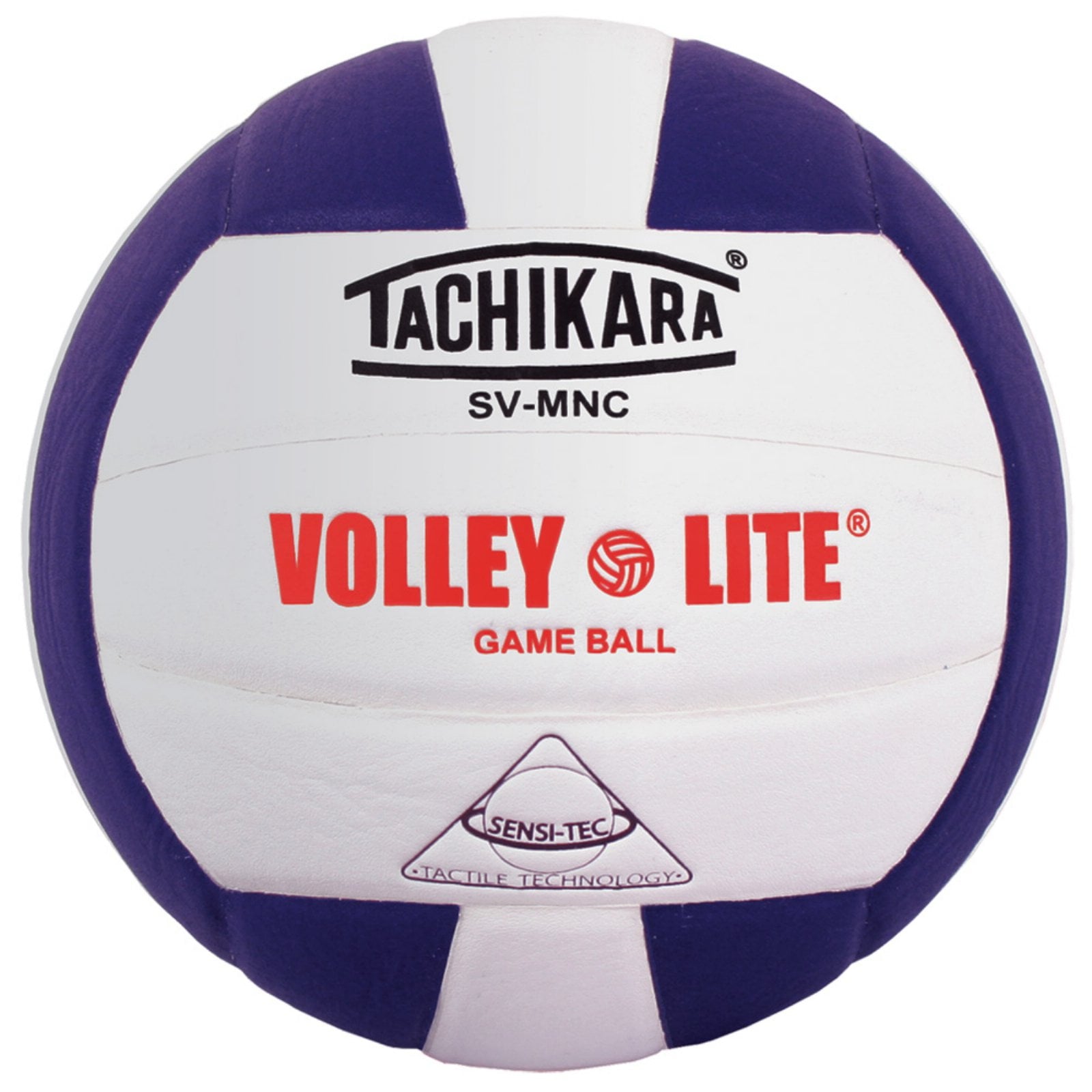 Tachikara SVMNC Volley-Lite Training Volleyball, Black/White