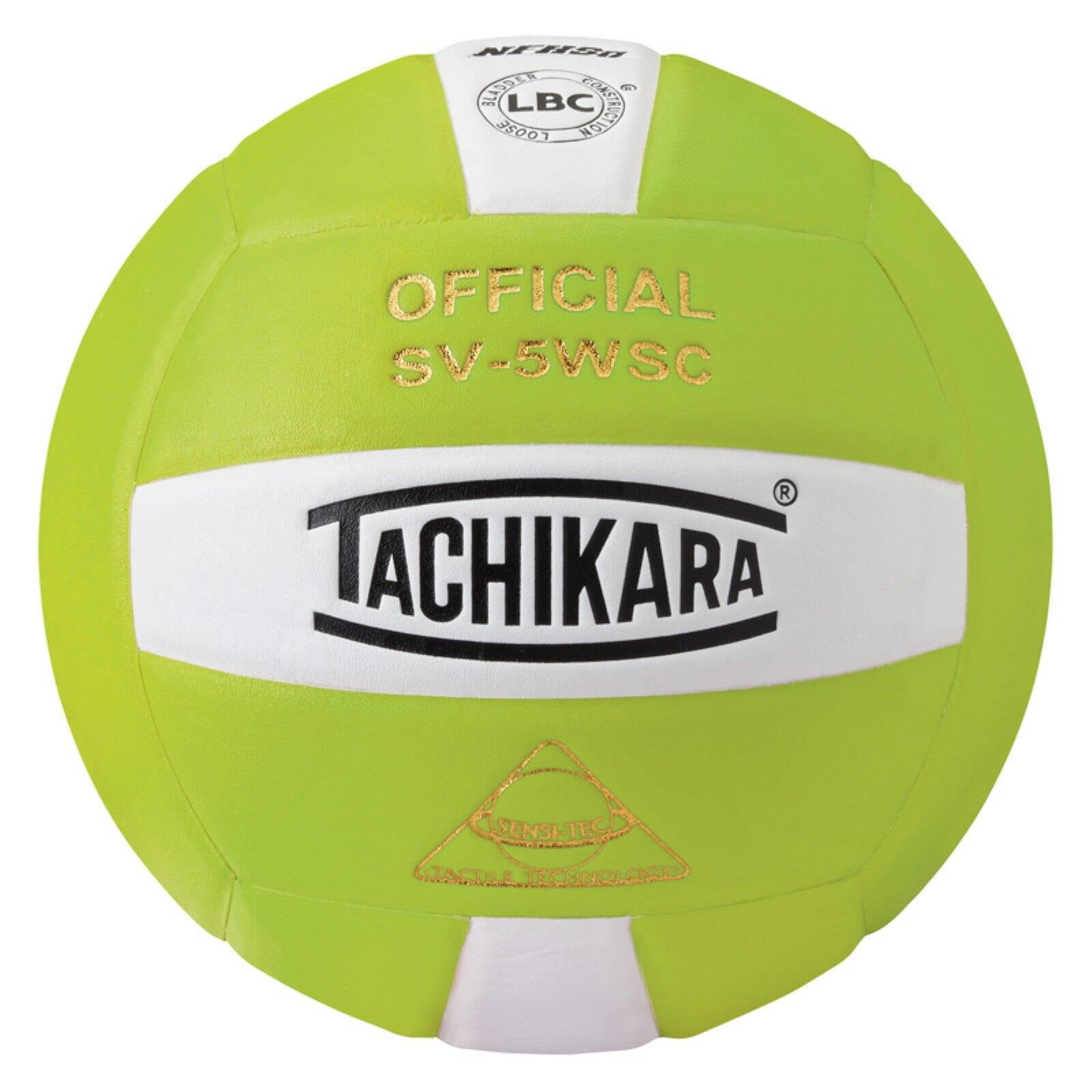 Tachikara SVMNC Volley-Lite Training Volleyball, Black/White
