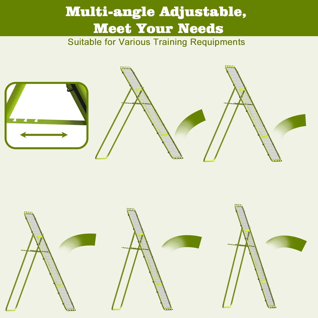 Adjustable Volleyball Rebounder Net, Durable Portable Steel Frame for Improving Volleying, Bumping, Spiking Skills, 7x4 FT