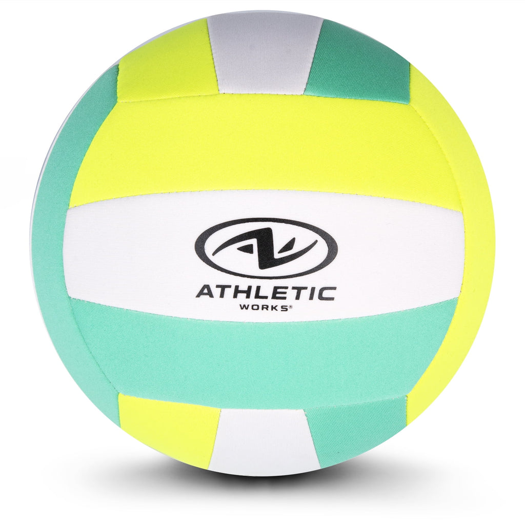 Athletic Works Outdoor Volleyball and Net Set with Ball and Pump